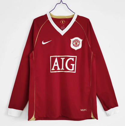 Manchester United 2006-2007 Long Sleeve Home Kit