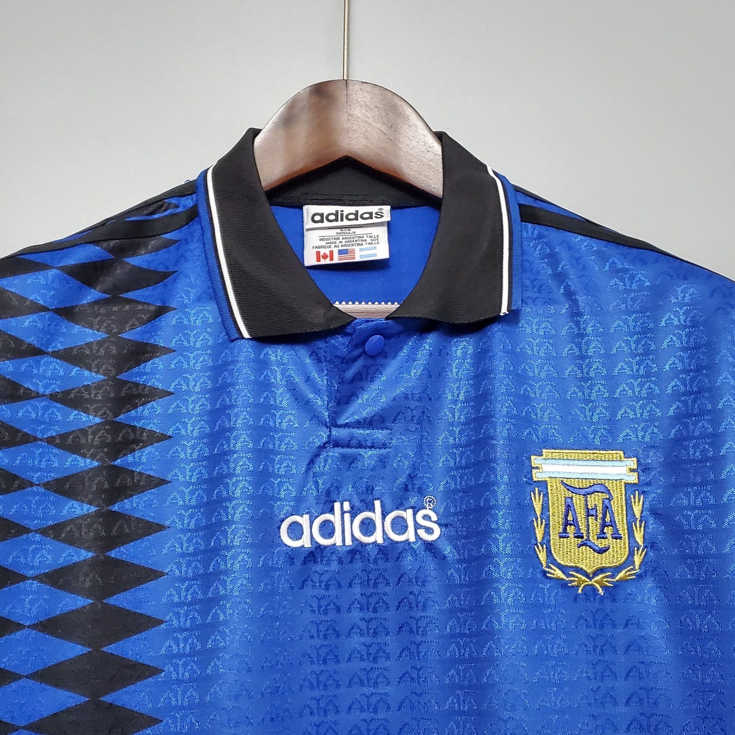 Camiseta retro visitante de Argentina 1994