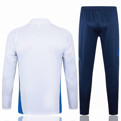 Italy 24-25 white  half zip Tracksuit