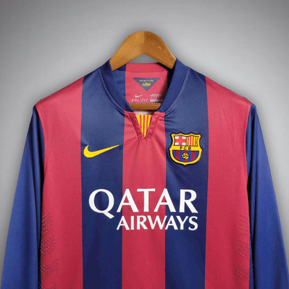 FC Barcelona 2014-2015 Long Sleeve Home Kit