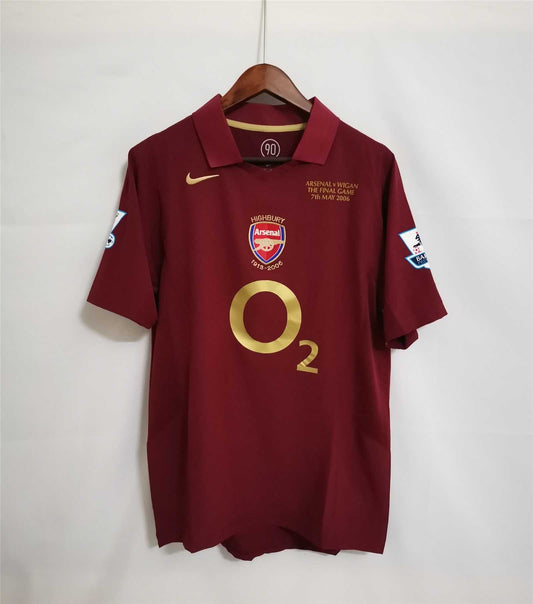 2005-2006 arsenal Home retro kit